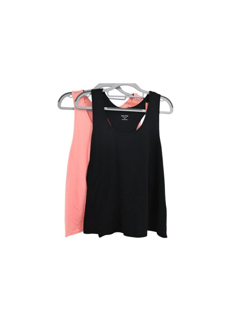 NWT State of Day Lot of 2 Sleeveless Lounge Tanks Sz XL Blushing Black Basics